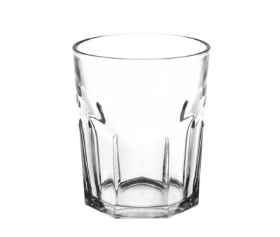 China N/m 250mL customized customized whiskey vodka circle glass top whiskey glass mug for sale