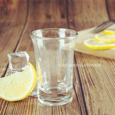 China N/m 1.5oz 43ml Wholesale Machine Made Shot Glass Cup Shot Glass Wine Transparent Drinking Glass for sale