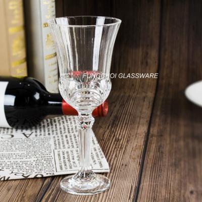 China Sustainable handmade contemporary glass fluted tumbler from stemware glassware for sale