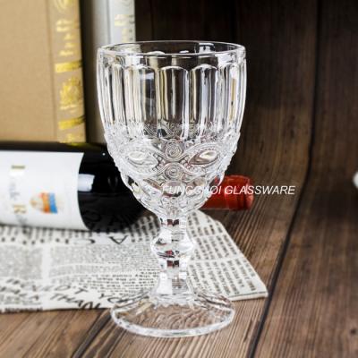 China New Design Viable Crystal Banquet Goblet Red Wine Glass Stemware For Wholesale for sale