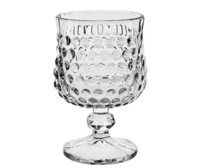 China Embossed wine glass by stemware etched in Amazon viable popular wedding glass for sale