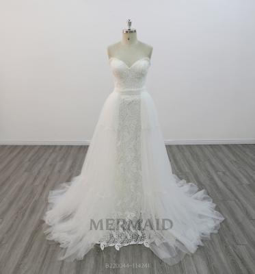 China New anti-static lace mermaid wedding dress 2022 vestidos de novia for sale