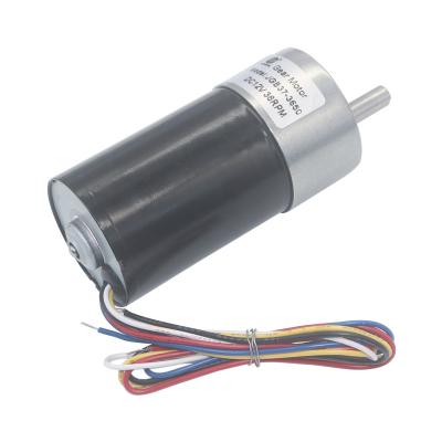 China 37mm Diameter Gearbox High Powerful Long Life DC12V 24V Torque DC12V 24V Totally Enclosed Brushless Motor Quiet Gear Motor BLDC Geared Motor JGB37-3650 for sale