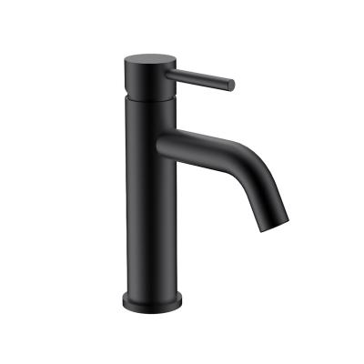 China Metered Faucets Best Price Single Handle Bathroom Basin Black Faucet for sale