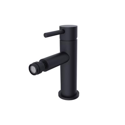 China Metered Faucets Deck Mounted One Hole Toilet Faucet Brass Black Bidet for sale