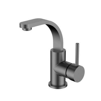 China High Quality Brass Gray Metered Faucets European Style Bath Basin Faucets for sale