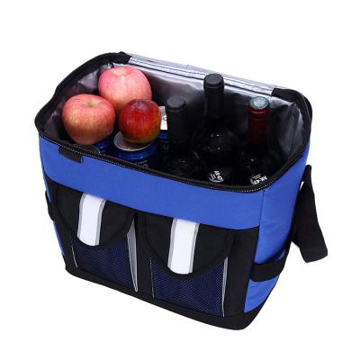 China Waterproof To Custom Design Insulated Cooler Wines Bag For Outdoor Cans Beer Picnic Food Delivery Cooler Bag for sale