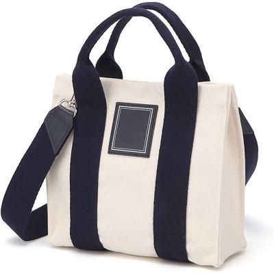 China Fashion Custom Nature Cotton Handbag Fashion Ladies Shopping Bag 100% Eco-friendly Canvas Bag for sale