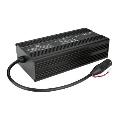 China Video Game Player Factory Direct Sale 57.6V 58.4V 6a 360W Charger For 16S 48V 51.2V LiFePO4 Battery Pack With IP54 Waterproof IP56 for sale