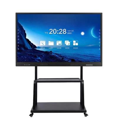 China Infrared Touch 75 Inch School Conference Windows Network Screen Smart Electronic Teaching Kiosk Interactive Whiteboard for sale