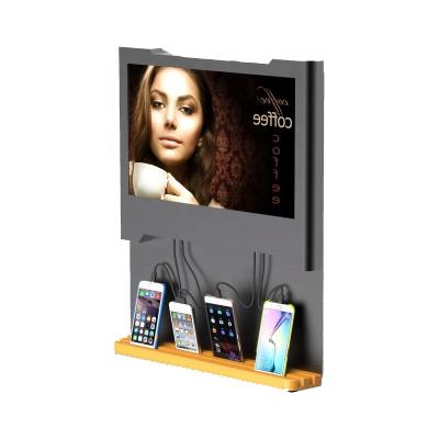 China Indoor Hotel 19inch LCD Advertising Display Digital Signage With Phone Charger for sale