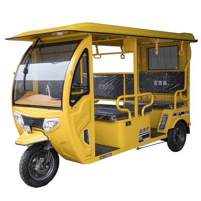 China Passenger Adults Electric Passenger Tricycle With 6 Passenger 350kg Electric Tricycle for sale