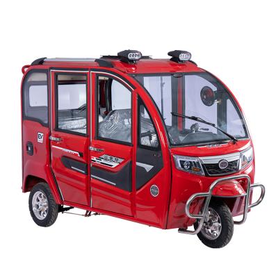 China Electric Closed Passenger Tricycle 3 Passenger Cabin Electric Passenger Tricycle for sale