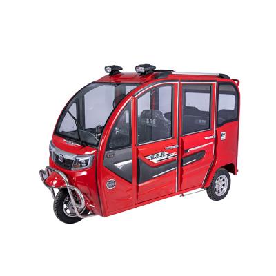 China Passenger Electric Tricycle Passenger Fully Enclosed All Weather Tricycle 3 Wheel Electric Tuktuk Tricycle for sale