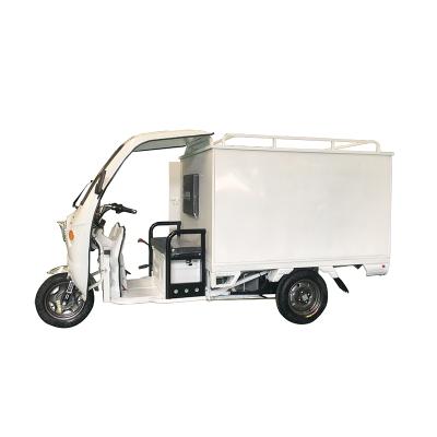 China 60V 1000W Large Enclosed Cargo Bed Tricycle China Cargo Tricycle for sale