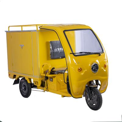 China E-express Cargo Cargo Tricycle With Cabin 3 Wheel Electric Tricycle For Cargo for sale