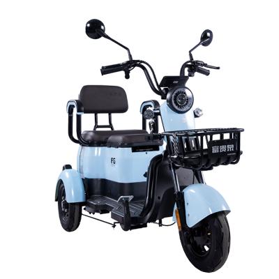 China Wholesale Adult Passenger Folding Electric Tricycle With Child Seat And Elder Leisure Electric Tricycle for sale