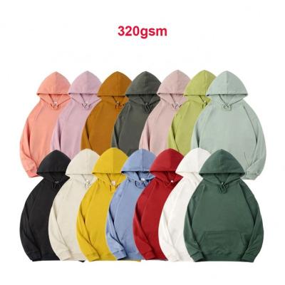 China Wholesale Custom Men's Pullover Plain Anti-wrinkle Hood French Terry Heavy Weight Cotton Thick Drop Shoulder Oversized Heavy Hoodies for sale