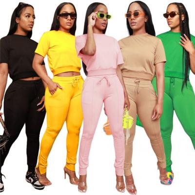 China Huiya QUICK DRY 2022 autumn solid color personality design zipper joggling suit hoodie back two-piece set for women pants two-piece set for sale