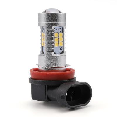 China LED fog light high power headlight H8/H9/H11 2835 21SMD car LED retrofit anti-fog light white light H8/H9/H11-2835-21SMD for sale