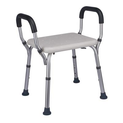 China Welding Adjustable 6 Tier Legs Heavy Duty Safe Healthcare Medical Bath Seat Chair for Bathing Senior Adult and Female and Elderly for sale