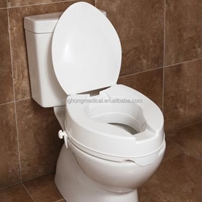 China With Lid Standard Seat 6 Inches Raised Toilet Seat With Lid And Lock For Handicapped Elderly for sale