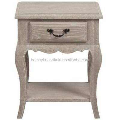 China High STORAGE Fashion Modern Glossy Lacquer Gray Oak Nightstand for sale