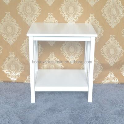 China (Other) adjustable modern simple square coffee table with white shelf design for sale