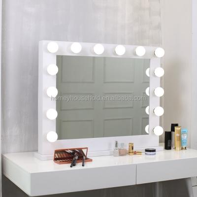 China Contemporary Hollywood Vanity Makeup Mirrors / Wall Mounted Dressing Mirror for sale