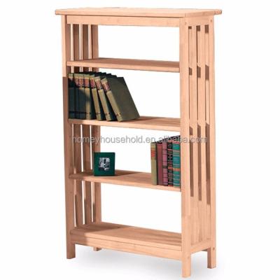 China Home Office Living Room Bookcases Durable Furniture Flat Packed Wood Shelf Pine Wood Shelf Eco-Friendly Solid Natural Materials for sale