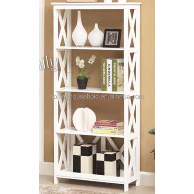 China 4 Tier Home Furniture Storage Shelf Decorative Bookshelf Bookshelf for sale