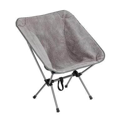 China Wholesale Winter Lightweight Custom Aluminum Frame Outdoor Ultralight Cushion Folding Backrest Hot Camping Chair for sale