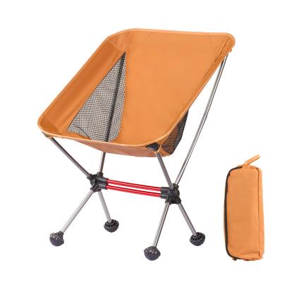 China 2022 New Logo Wholesale Outdoor Beach Ground Custom Ultralight Kids Camping Moon Chair Easy-carrying Manufacturer for sale