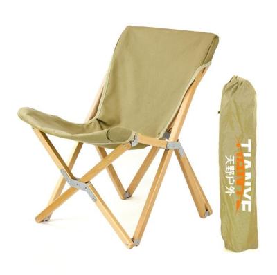 China Tianye Beech Wood Beach Garden Picnic BBQ Party Fishing Outdoor Portable Folding Camping Chair for sale