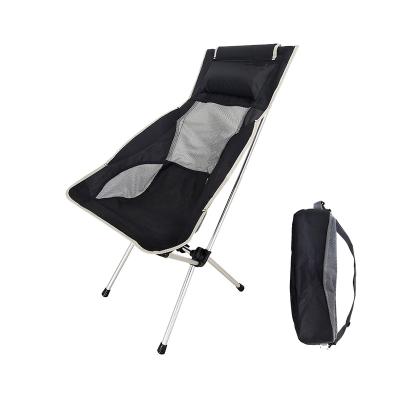 China Contemporary Custom Lightweight High Back Fishing Aluminum Folding Ultralight Beach Camping Chair for sale