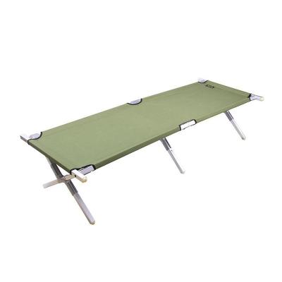 China Factory Manufacture Portable Aluminum Durable Folding Cot Cot Lightweight Camping Bed Army Cot Customized for sale