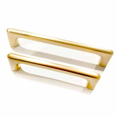 China Traditional High Quality Brushed Gold Pull Cabinet Door Handle for sale