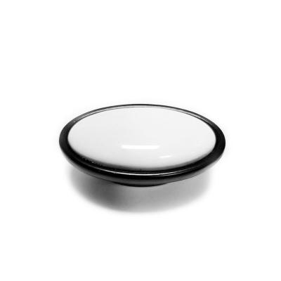 China Modern Minimalist Modern Porcelain Furniture Cabinet Black White Door Handle And Knobs for sale