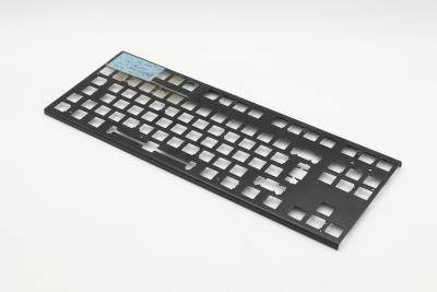 China Peças de estampagem de metal peças de estampagem de alta precisão placa de alumínio teclado de metal painel DM90-MB à venda