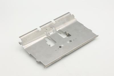 China SECC galvanized sheet metal stamping parts for currency blocking bracket for sale