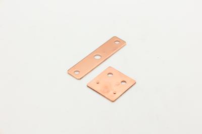 China Metal stamping, purple copper material grinding process, connecting copper aluminum composite row components for sale