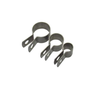 China Customized Metal Fasteners Stainless Pipe Clamps Bending Stamping Service for sale