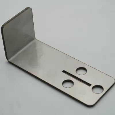 China L-type Metal Bracket Laser Cut Stamped Bending Galvanized Steel L Bracket for sale