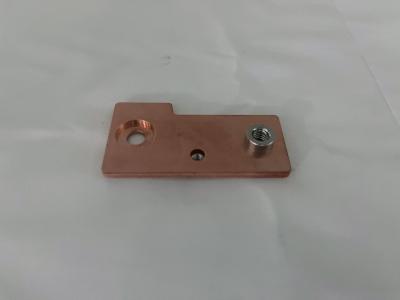 China 304 stainless steel nut riveting copper bar metal stamping parts for sale