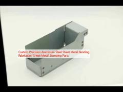 Custom Precision Aluminum Steel Sheet Metal Bending Fabrication Sheet Metal Stamping Parts