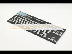 Metal stamping parts high-precision stamping parts aluminum plate metal keyboard DM90-MB panel
