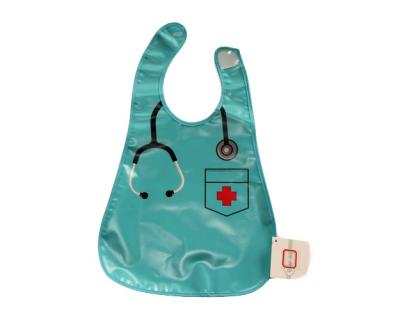 China Washable Waterproof Cute Profession Cardboard Bibs Baby Bibs Colorful EVA Play Blue for sale