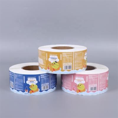 China Waterproof Self-adhesive QR Sticker Color Print Label Food Roll Code Custom Trademark Custom Logo for sale