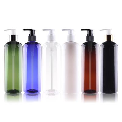 China Factory New Style PET White Empty Popular Amber Custom Shampoo Body Wash Lotion Pump Plastic Bottles Amber 100ml 200ml 300ml 400ml 500ml for sale