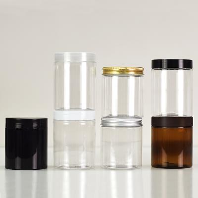 China Customized Wholesale 50ml 60ml 80ml 100ml 120ml Cosmetic Clear Comet Plastic Jar for sale